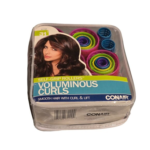 Conair Self-Grip Rollers For Voluminous Curls  Smooth Hair With Curl & Lift 31 - Picture 1 of 2